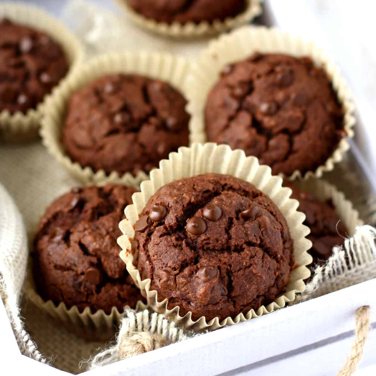 Muffiny z červené čočky